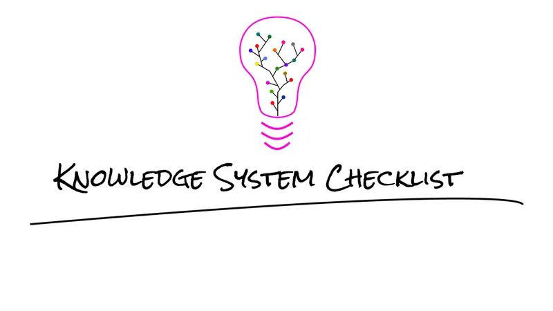 FREE Knowledge Management System Checklist | Complete PKM Roadmap